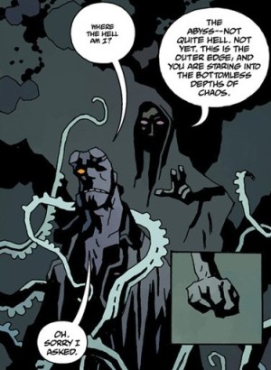 Hellboy in the Abyss